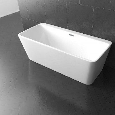 Cheap Bathroom Freestanding Soaking Baby White Acrylic Bathtub With 5 yrs after sales service