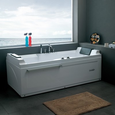 Europe luxury whirlpool massage bathtub durable whirlpool bath outdoor massage bathtub spa bath tub with cheap price